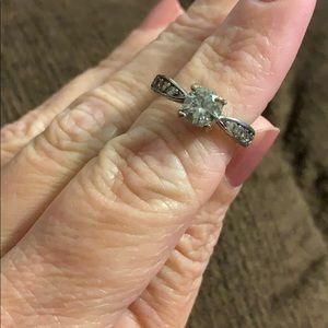Sz 5 moissanite engagement ring